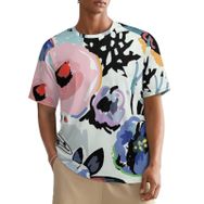 AILLOSA All Over YH-637 Kısa Kollu Baskılı Erkek T-shirt