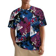 AILLOSA All Over YH-638 Kısa Kollu Baskılı Erkek T-shirt