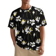 AILLOSA All Over YH-645 Kısa Kollu Baskılı Erkek T-shirt