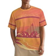 AILLOSA All Over YH-648 Kısa Kollu Baskılı Erkek T-shirt