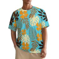 AILLOSA All Over YH-651 Kısa Kollu Baskılı Erkek T-shirt