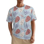 AILLOSA All Over YH-667 Kısa Kollu Baskılı Erkek T-shirt