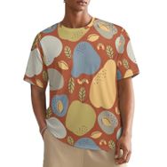 AILLOSA All Over YH-674 Kısa Kollu Baskılı Erkek T-shirt