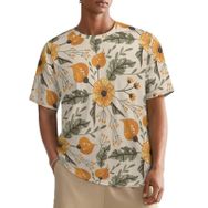 AILLOSA All Over YH-677 Kısa Kollu Baskılı Erkek T-shirt