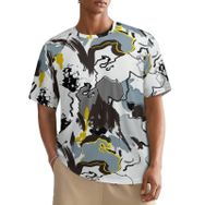 AILLOSA All Over YH-686 Kısa Kollu Baskılı Erkek T-shirt