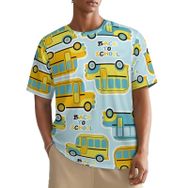 AILLOSA All Over YH-698 Kısa Kollu Baskılı Erkek T-shirt