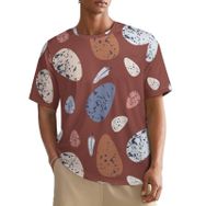AILLOSA All Over YH-703 Kısa Kollu Baskılı Erkek T-shirt