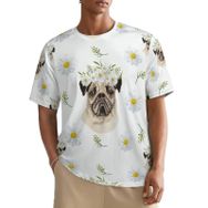 AILLOSA All Over YH-80 Kısa Kollu Baskılı Erkek T-shirt