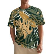 AILLOSA All Over YH-91 Kısa Kollu Baskılı Erkek T-shirt