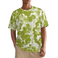 AILLOSA All Over YH-95 Kısa Kollu Baskılı Erkek T-shirt
