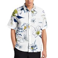 AILLOSA Aloha Hawaii 3D Desen YH-315 Kısa Kollu Erkek Gömlek