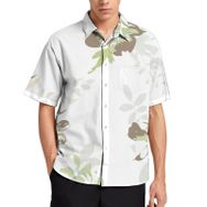 AILLOSA Aloha Hawaii 3D Desen YH-318 Kısa Kollu Erkek Gömlek