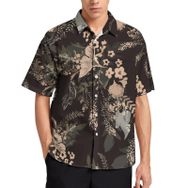 AILLOSA Aloha Hawaii 3D Desen YH-320 Kısa Kollu Erkek Gömlek
