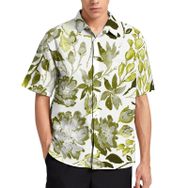 AILLOSA Aloha Hawaii 3D Desen YH-322 Kısa Kollu Erkek Gömlek