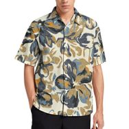AILLOSA Aloha Hawaii 3D Desen YH-694 Kısa Kollu Erkek Gömlek