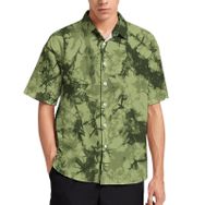 AILLOSA Aloha Hawaii 3D Desen YH-72 Kısa Kollu Erkek Gömlek