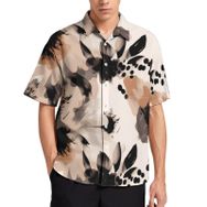 AILLOSA Aloha Hawaii 3D Desen YH-78 Kısa Kollu Erkek Gömlek
