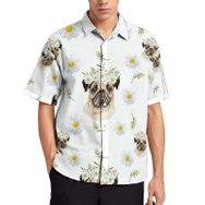AILLOSA Aloha Hawaii 3D Desen YH-80 Kısa Kollu Erkek Gömlek