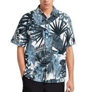 AILLOSA Aloha Hawaii 3D Desen YH-88 Kısa Kollu Erkek Gömlek