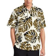 AILLOSA Aloha Hawaii 3D Desen YH-96 Kısa Kollu Erkek Gömlek