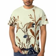AILLOSA B-136 3D Baskılı Desenli Kısa Kollu Erkek T-shirt
