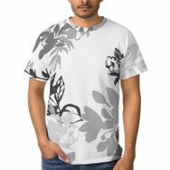 AILLOSA B-138 3D Baskılı Desenli Kısa Kollu Erkek T-shirt