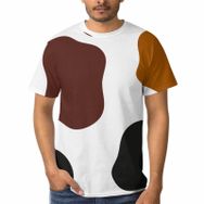 AILLOSA B-144 3D Baskılı Desenli Kısa Kollu Erkek T-shirt