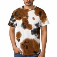 AILLOSA B-149 3D Baskılı Desenli Kısa Kollu Erkek T-shirt