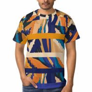 AILLOSA C-150 3D Baskılı Desenli Kısa Kollu Erkek T-shirt