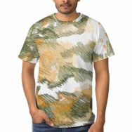 AILLOSA C-152 3D Baskılı Desenli Kısa Kollu Erkek T-shirt