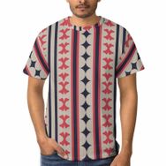 AILLOSA C-154 3D Baskılı Desenli Kısa Kollu Erkek T-shirt