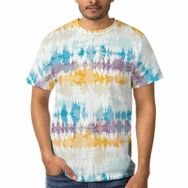 AILLOSA C-159 3D Baskılı Desenli Kısa Kollu Erkek T-shirt