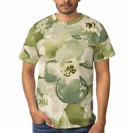 AILLOSA C-165 3D Baskılı Desenli Kısa Kollu Erkek T-shirt
