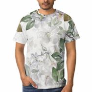 AILLOSA C-170 3D Baskılı Desenli Kısa Kollu Erkek T-shirt