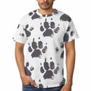 AILLOSA C-173 3D Baskılı Desenli Kısa Kollu Erkek T-shirt