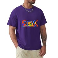 AILLOSA C03 Lila Quality Graphic Unisex T-Shirt