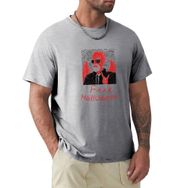 AILLOSA C08 Gri Quality Graphic Unisex T-Shirt