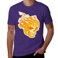 AILLOSA C11 Lila Skull Graphic Tee Unisex T-Shirt