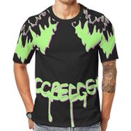 AILLOSA CGF-03 3D Baskılı Desenli Kısa Kollu Erkek T-shirt