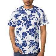 AILLOSA D-25 3D Baskılı Desenli Kısa Kollu Erkek T-shirt