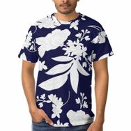 AILLOSA D-28 3D Baskılı Desenli Kısa Kollu Erkek T-shirt