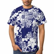 AILLOSA D-29 3D Baskılı Desenli Kısa Kollu Erkek T-shirt