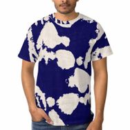 AILLOSA D-31 3D Baskılı Desenli Kısa Kollu Erkek T-shirt