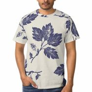AILLOSA D-33 3D Baskılı Desenli Kısa Kollu Erkek T-shirt