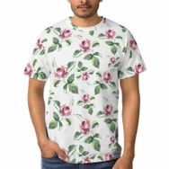 AILLOSA E-55 3D Baskılı Desenli Kısa Kollu Erkek T-shirt