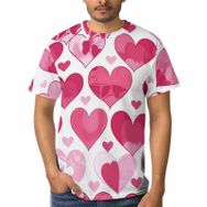 AILLOSA E-6 3D Baskılı Desenli Kısa Kollu Erkek T-shirt