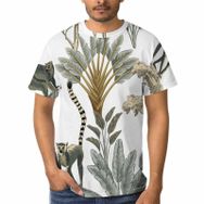 AILLOSA F-87 3D Baskılı Desenli Kısa Kollu Erkek T-shirt