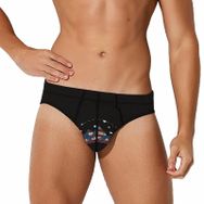 AILLOSA FLAG-02 Retro Desenli Erkek Boxer Şort
