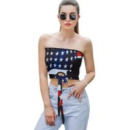 AILLOSA Flag-08 Tube Askılı Kadın File Top Tank