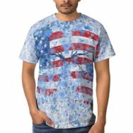 AILLOSA FLAG-10 3D Baskılı Desenli Kısa Kollu Erkek T-shirt